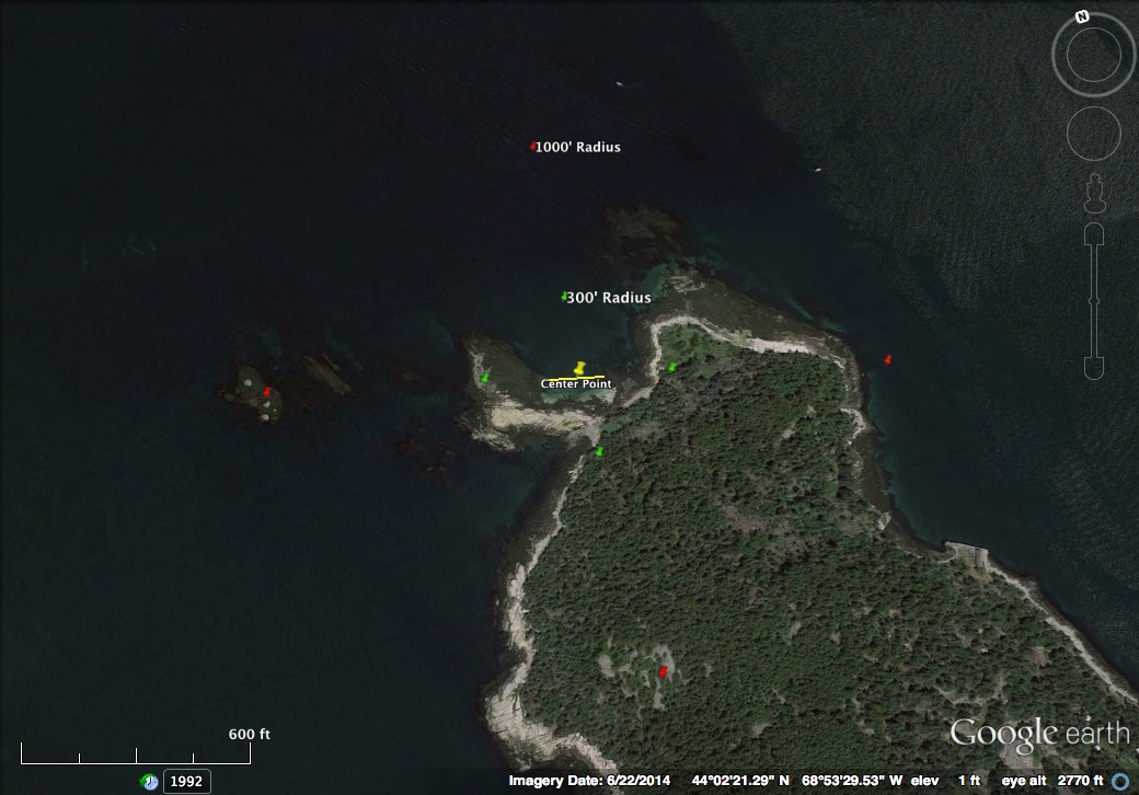 Map of site for DMR application