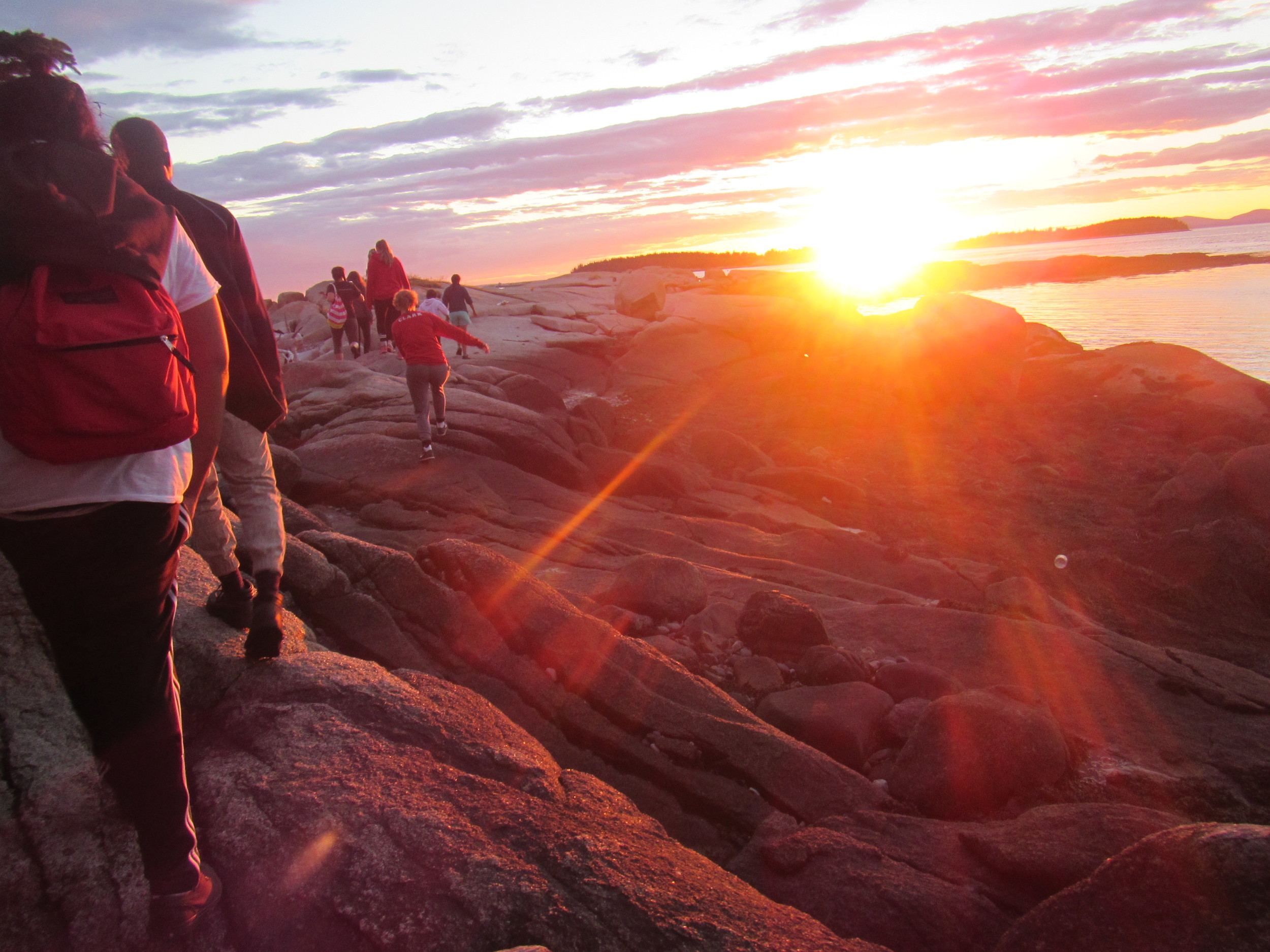 Our final sunset hike to Gibbon's Point