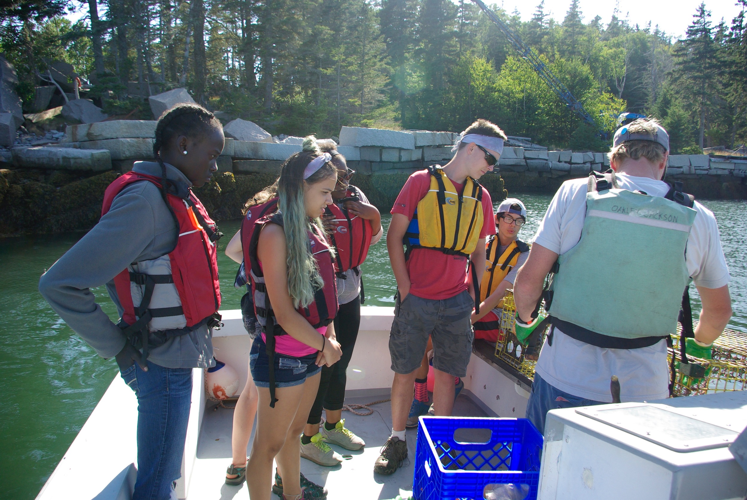 Learning about lobstering the hands-on way