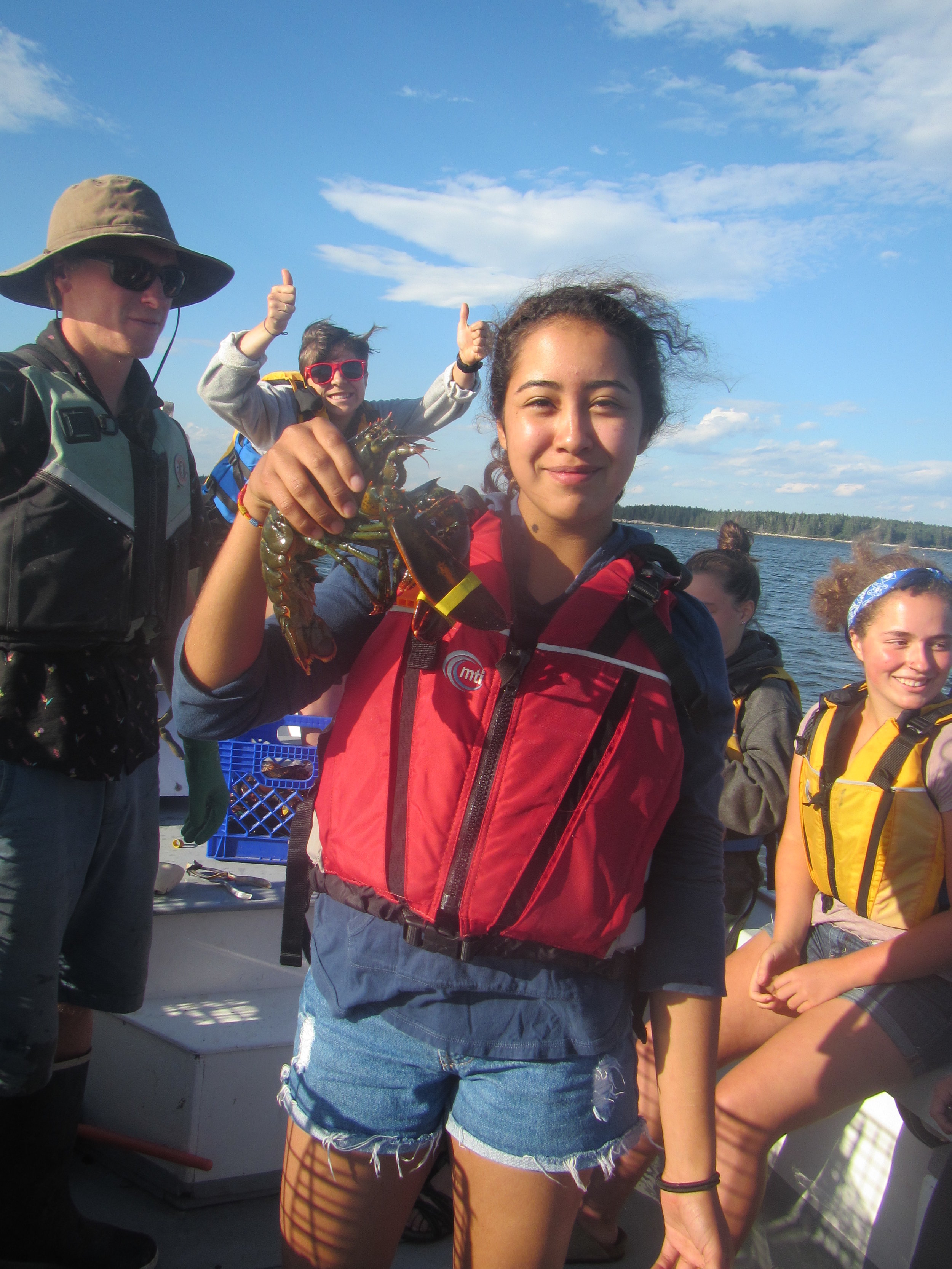 First banded lobster!
