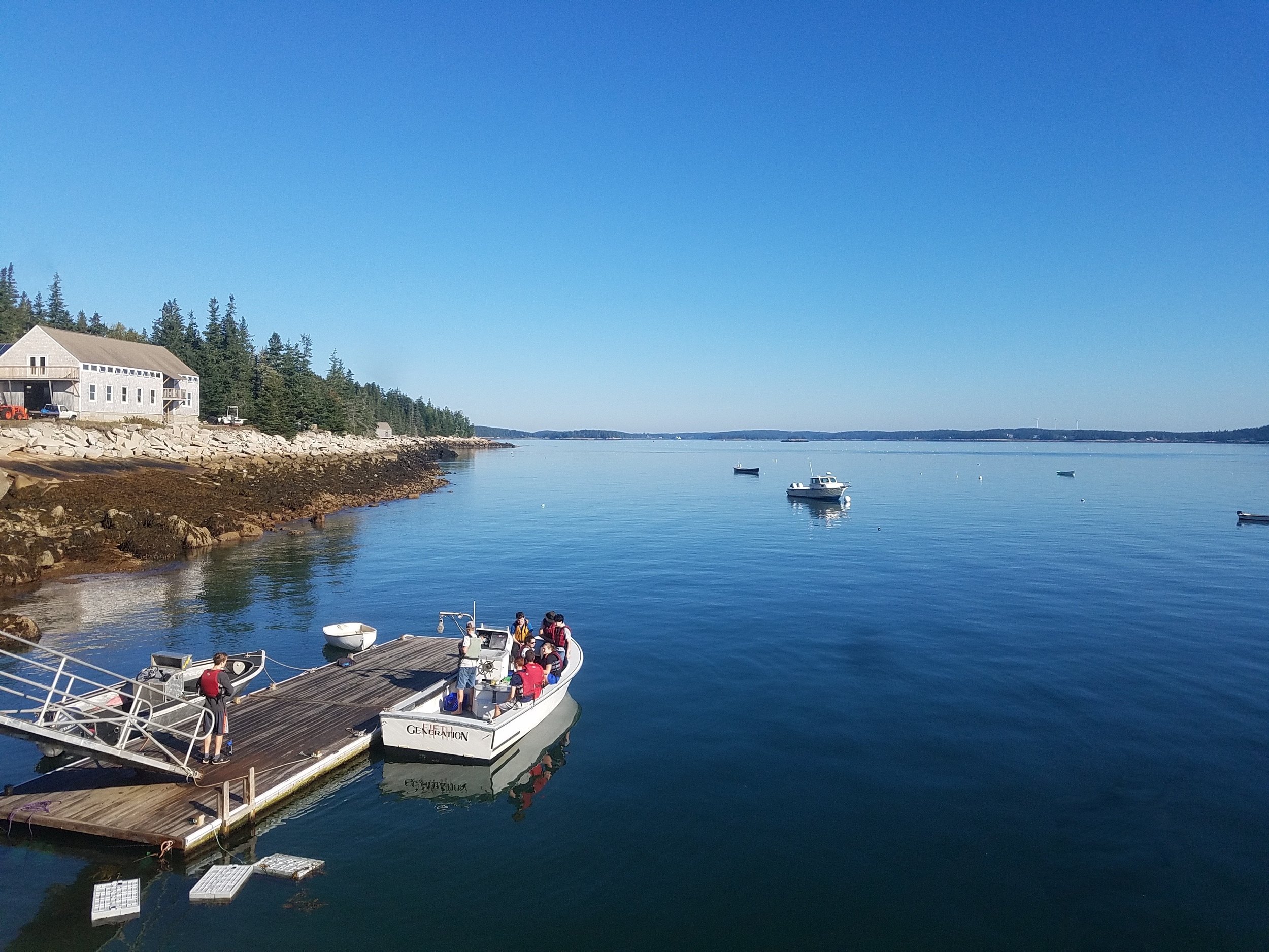 Heading out for lobstering