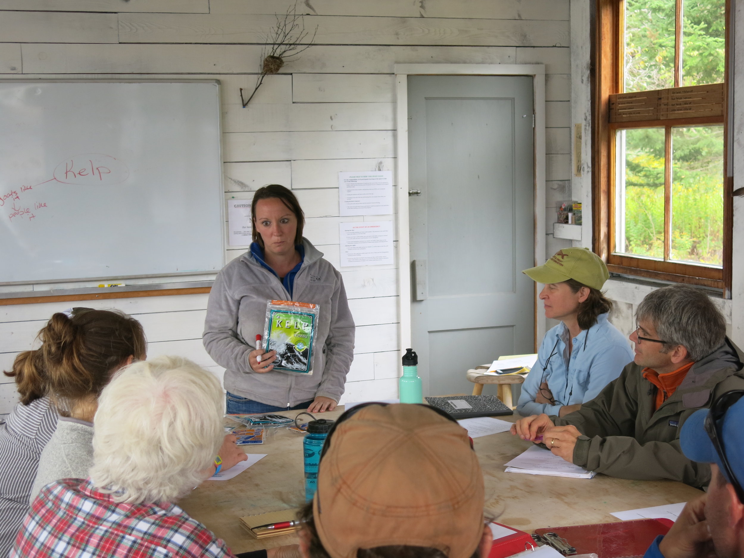 Alex shares an array of kelp snacks and other products (including soap!)
