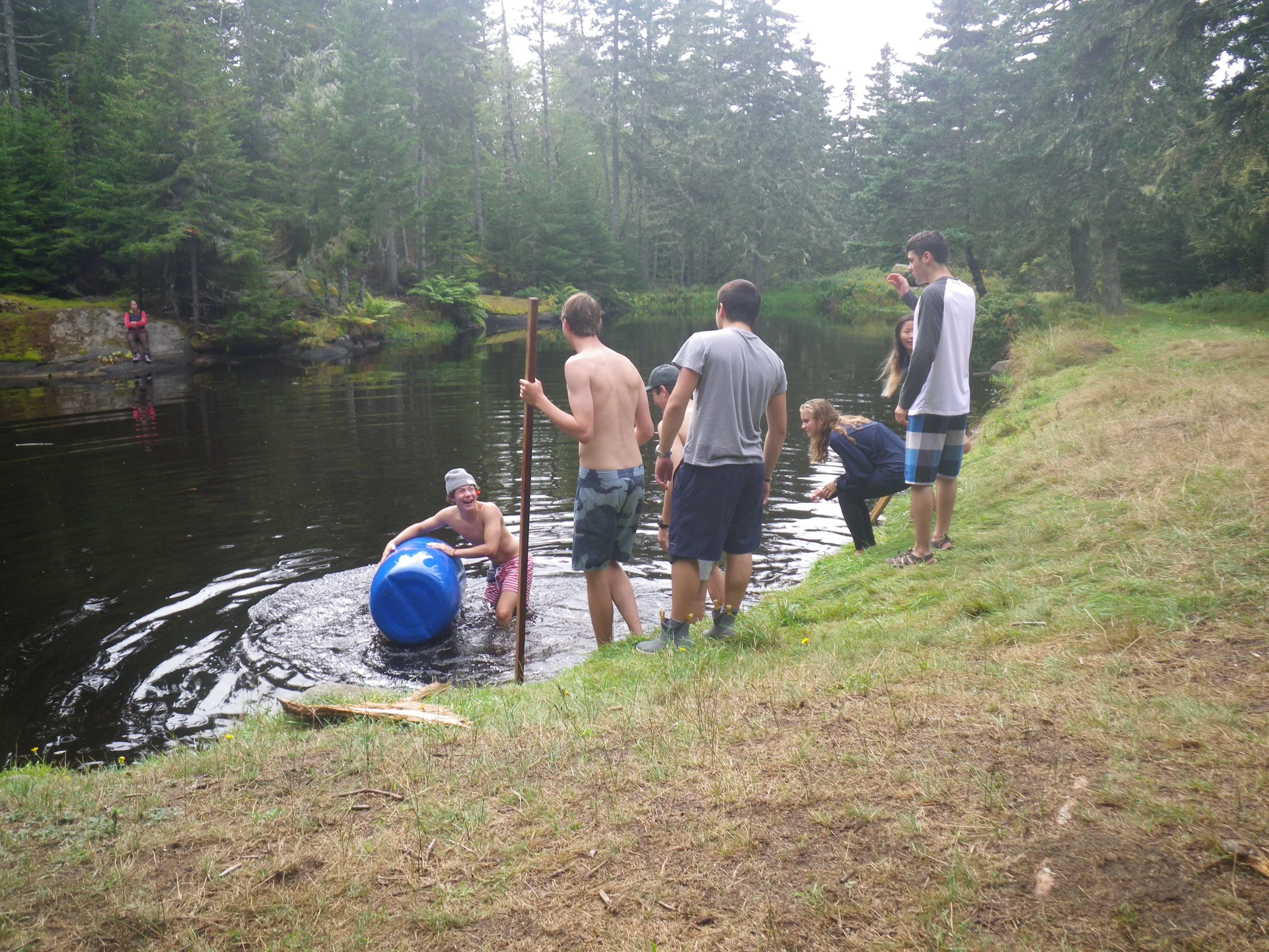 Students renegotiate after disaster has struck their raft
