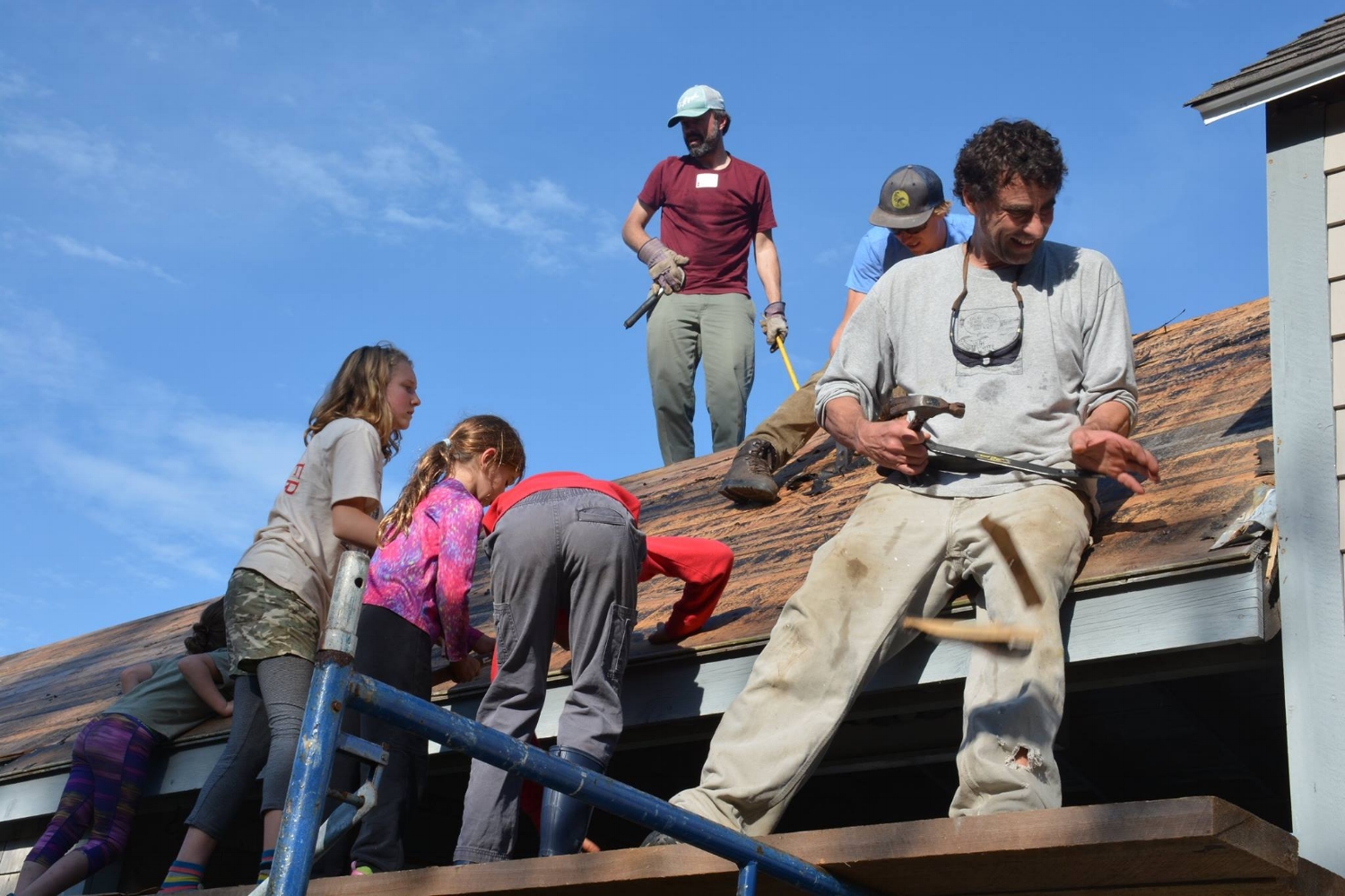 Our new Executive Director, Bo Hoppin, might be covering more ground than his crew :)