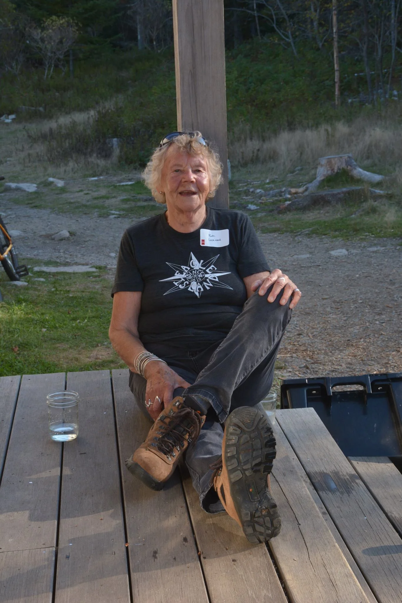 Ruth also taking the lead in showing us how to appreciate a much-deserved break :)