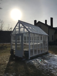 Afternoon light at Kayla’s greenhouse!