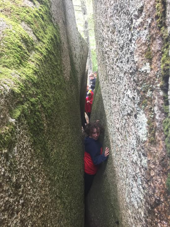 Cole moves through “The Crack”.