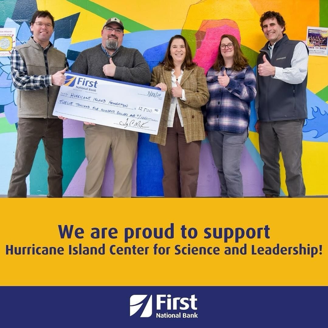 Grateful for this community, and especially @firstnationalbankme for their ongoing support of our integrated science and education work with year round students and teachers like Jennifer Cross at @oceansidehighschoolme!