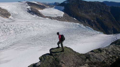 Bøyabreen 2014. Foto: Pål Gran Kielland.