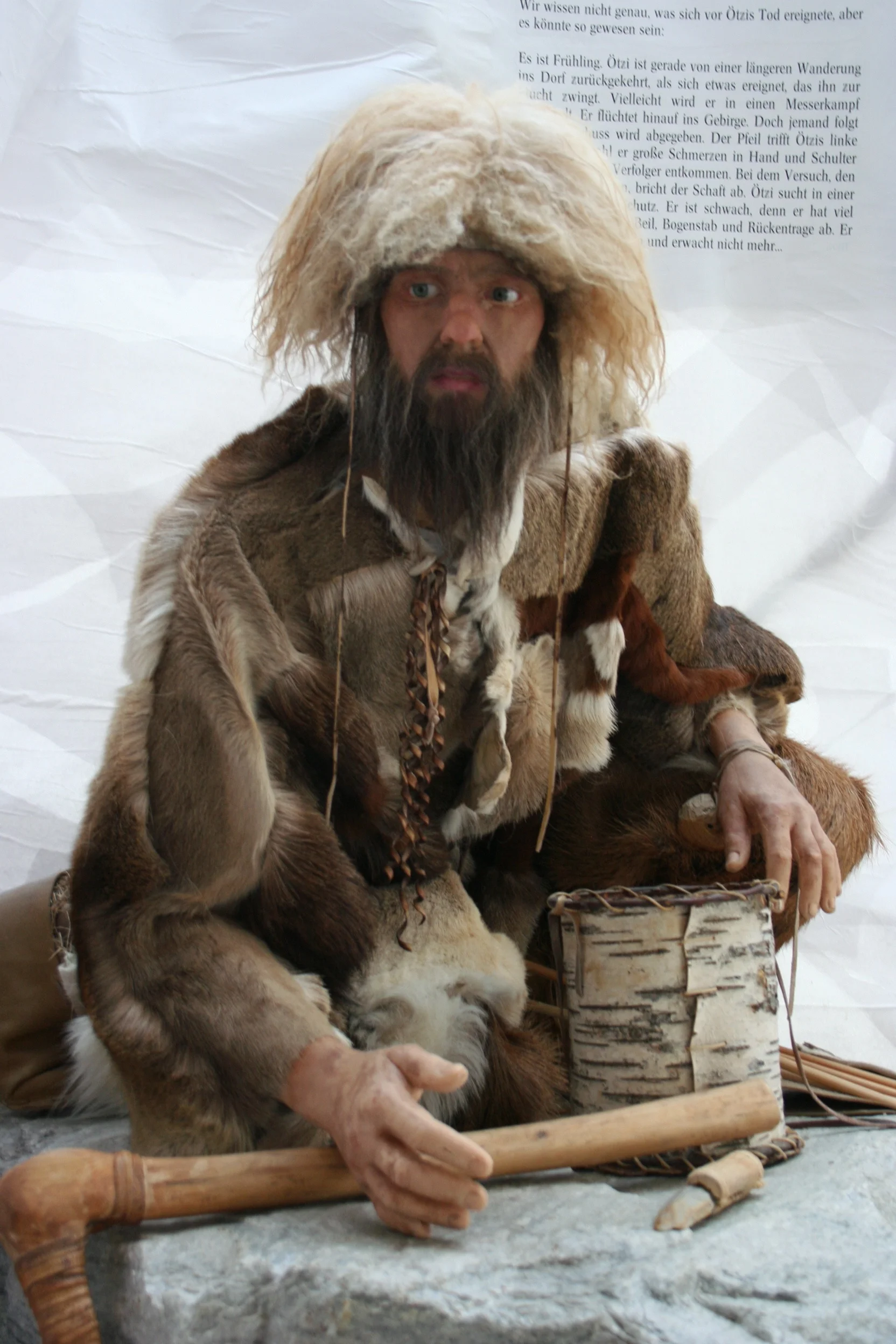 Ötzi – l’homme dans la glace.