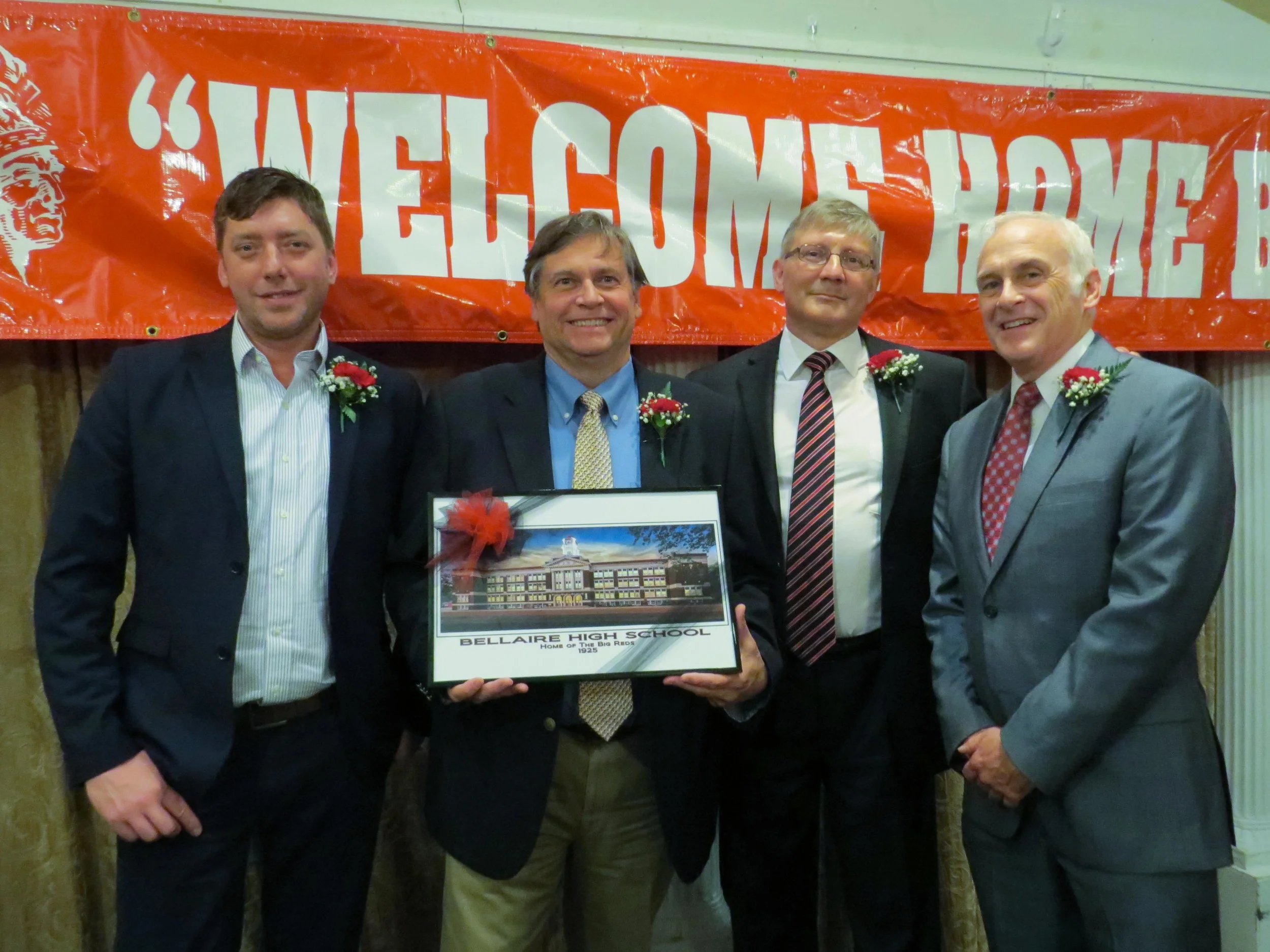 Pictured above left to right are, David doan '92ARTS, doug havelka '78 business, thomas tuttle '75 medical, and james cochran '72 civic