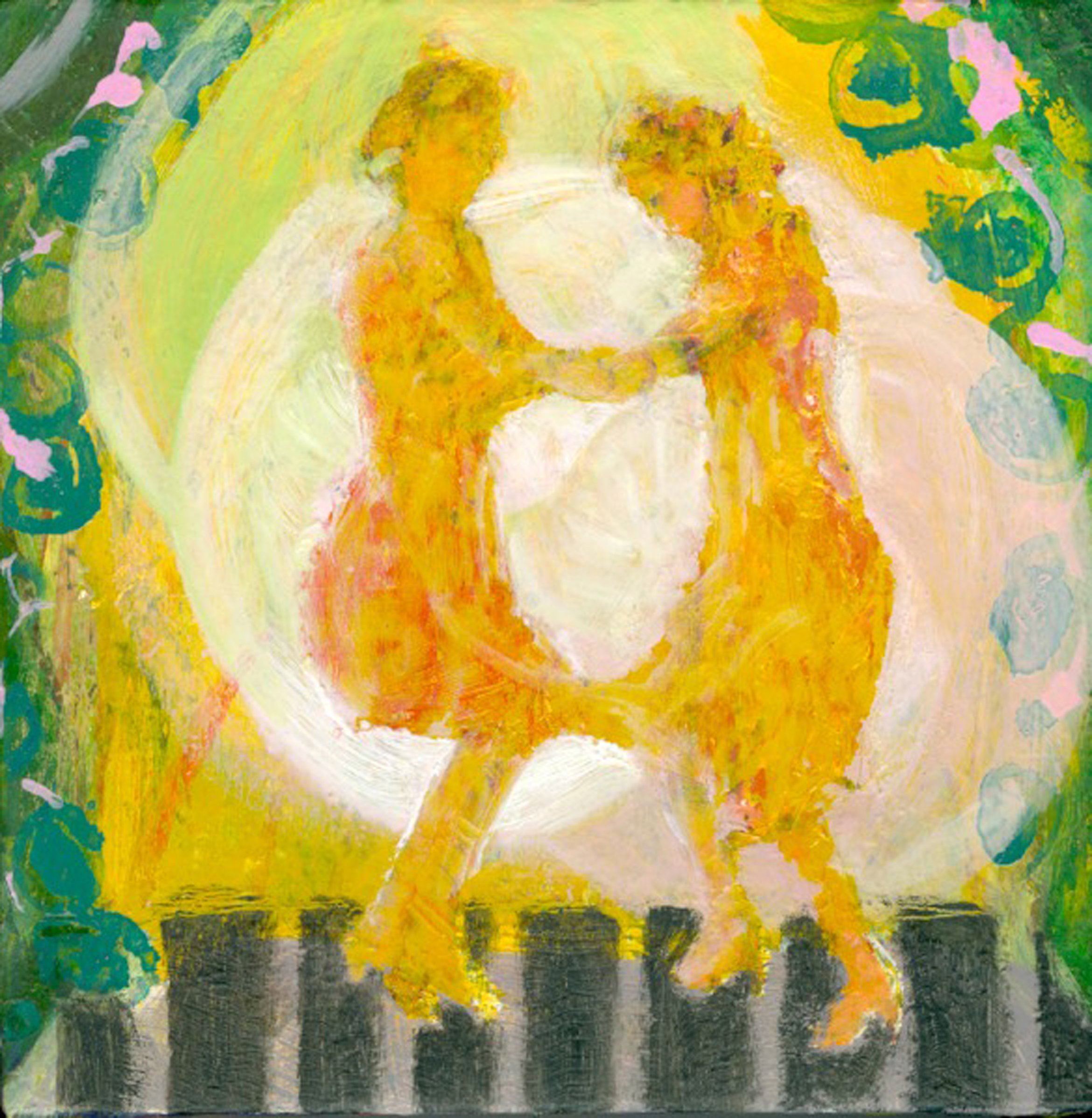 “Dream of Dancing” 8 x 8” Oil on Canvas 2022
