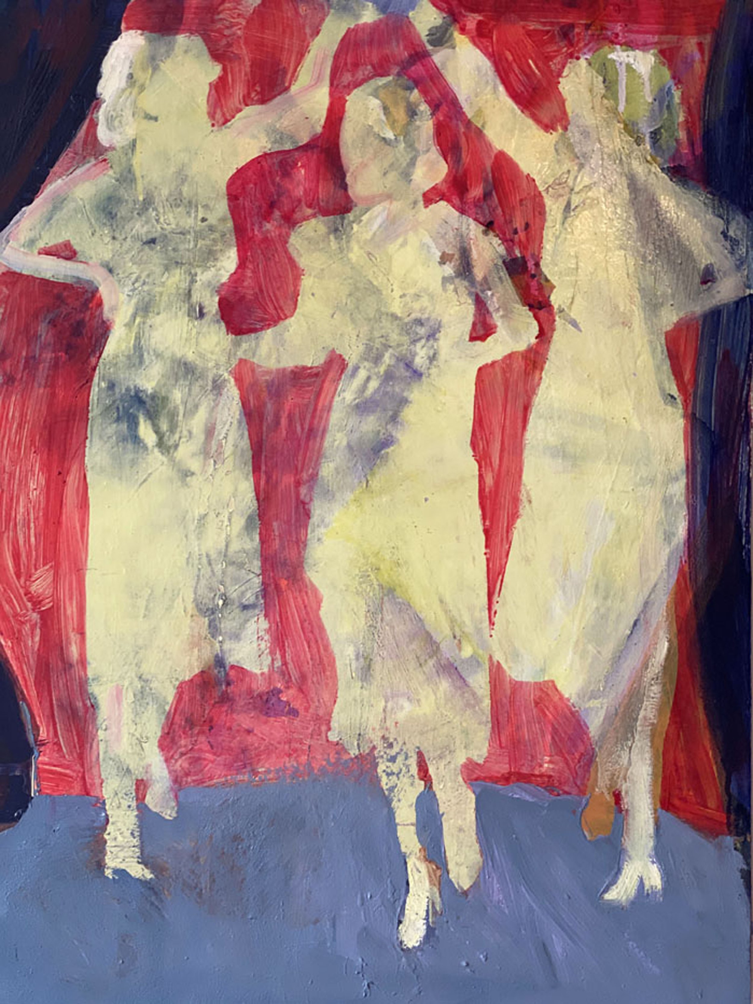 “Trio” 20 x 16” Oil on Panel 2020