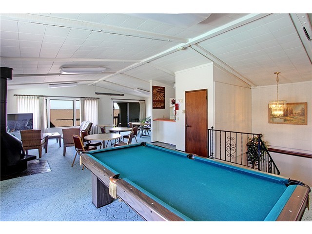   Community Pool table available for entertaining.  