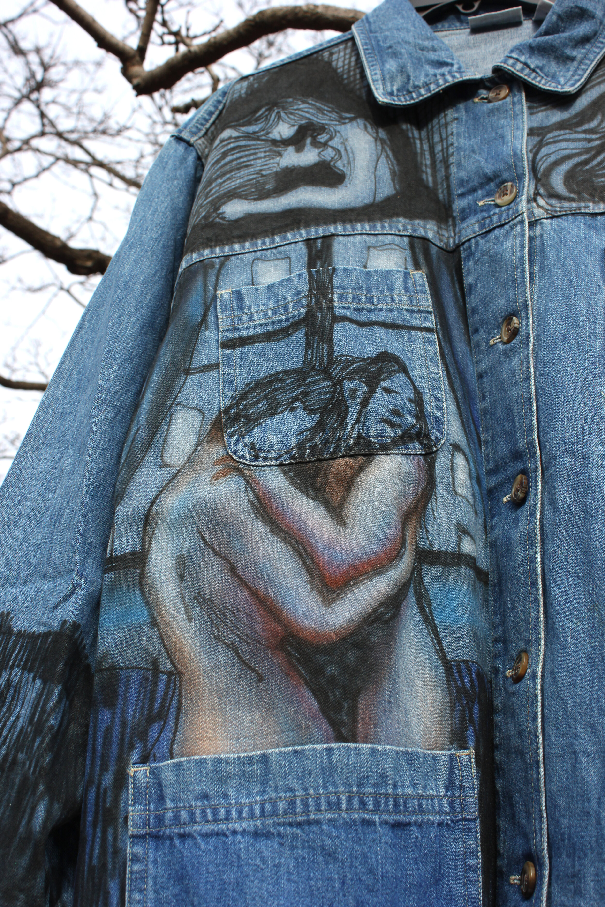 madonna jean jacket