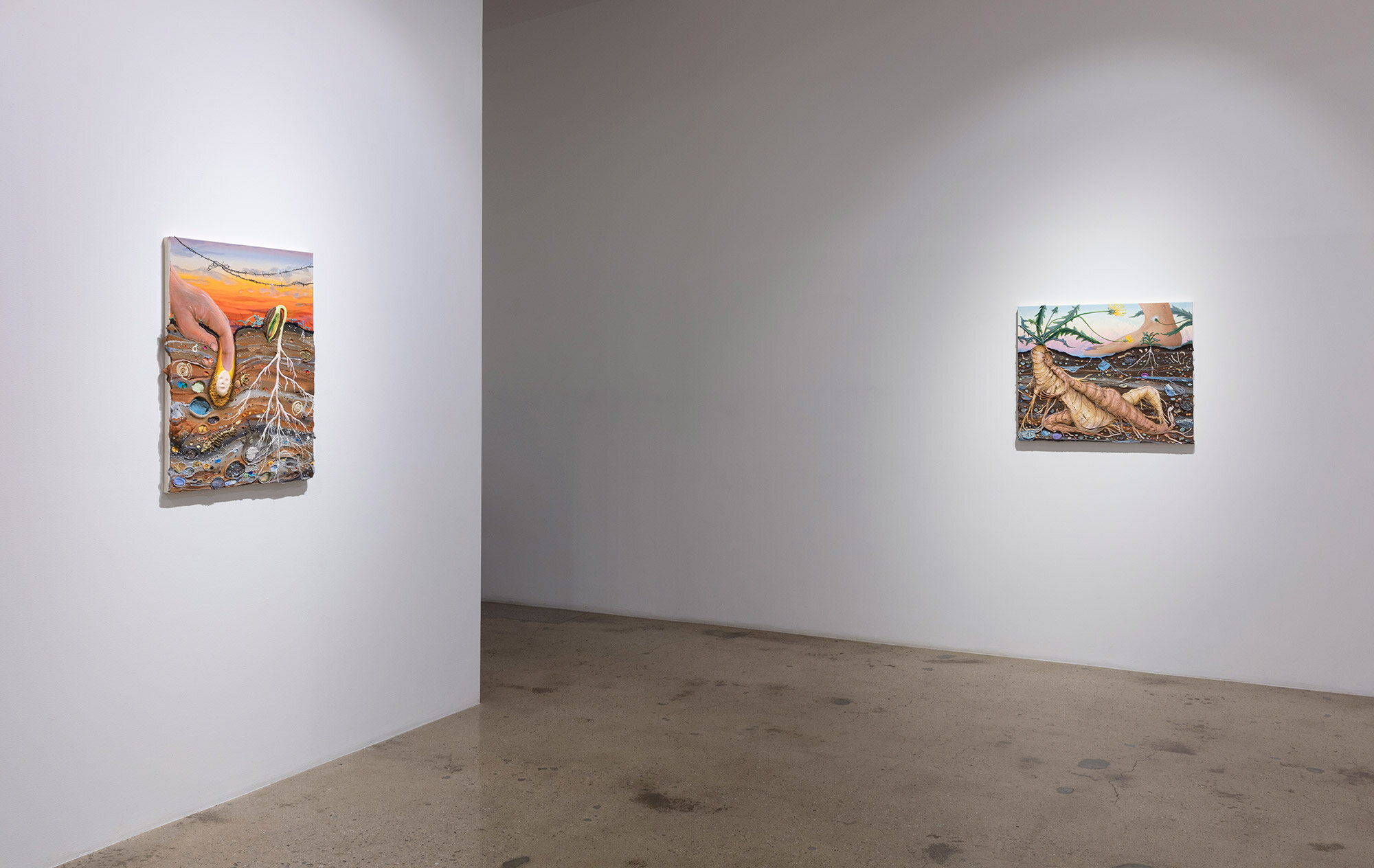  Installation view from “Grown Woman” at Steve Turner, 2021, Los Angeles, California.  