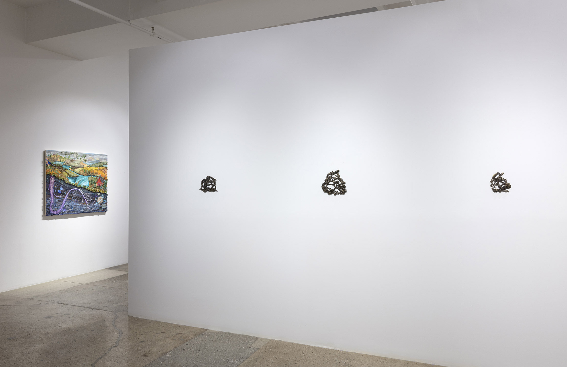  Installation view from “Grown Woman” at Steve Turner, 2021, Los Angeles, California.  
