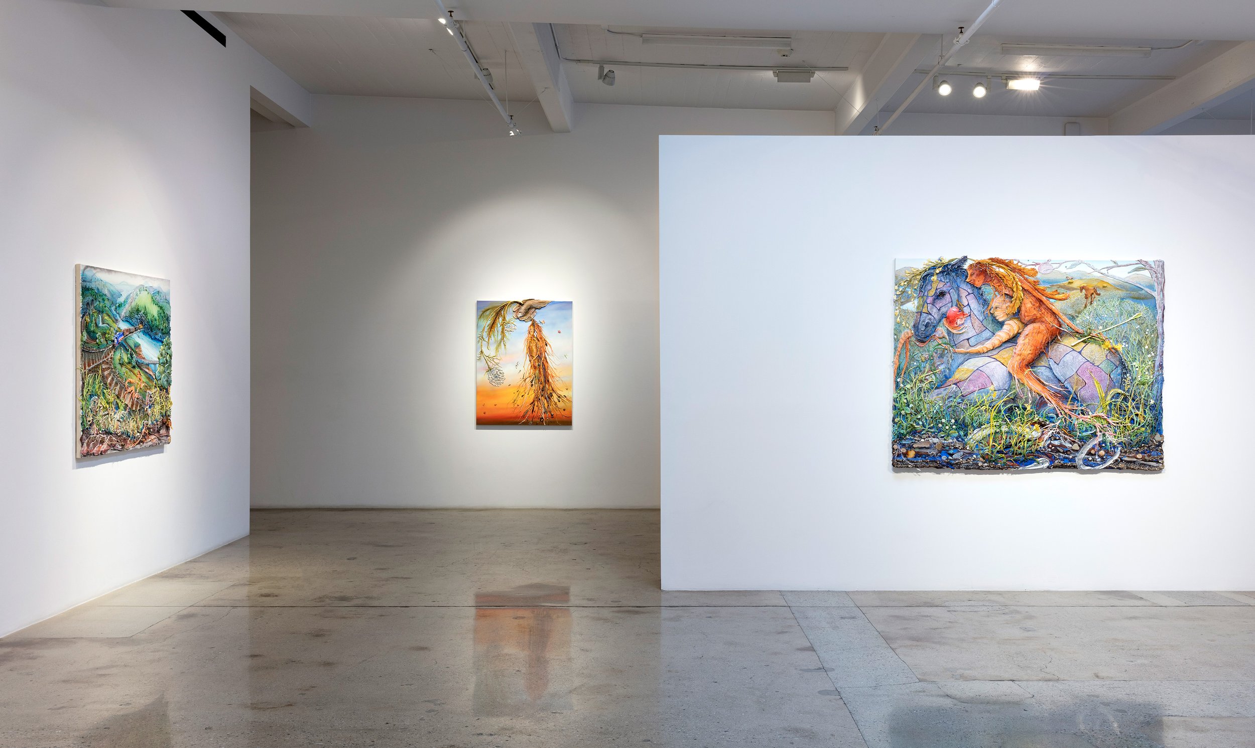  Installation view from “Unseen Animal” at Steve Turner, 2022, Los Angeles, California.  