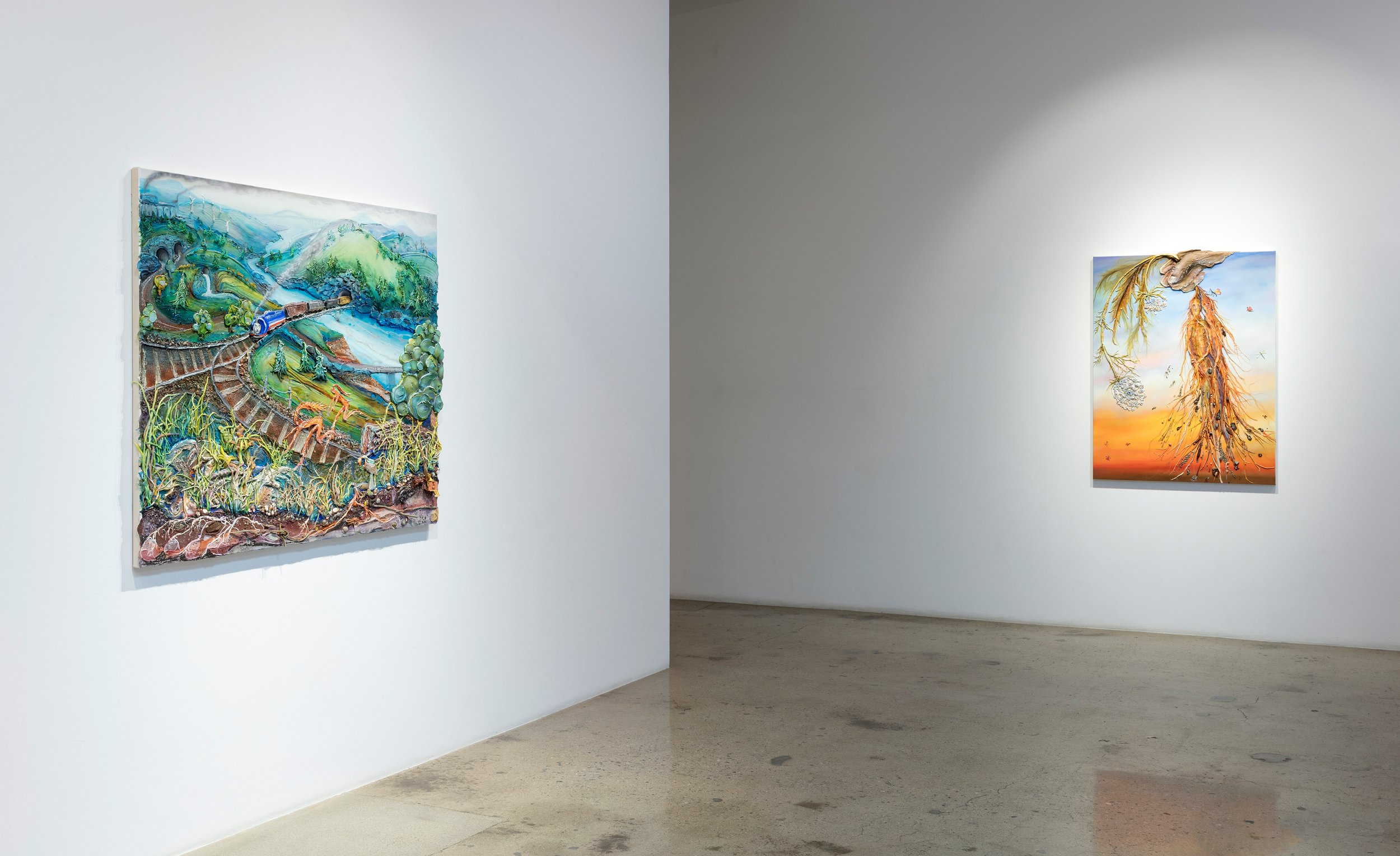  Installation view from “Unseen Animal” at Steve Turner, 2022, Los Angeles, California.  