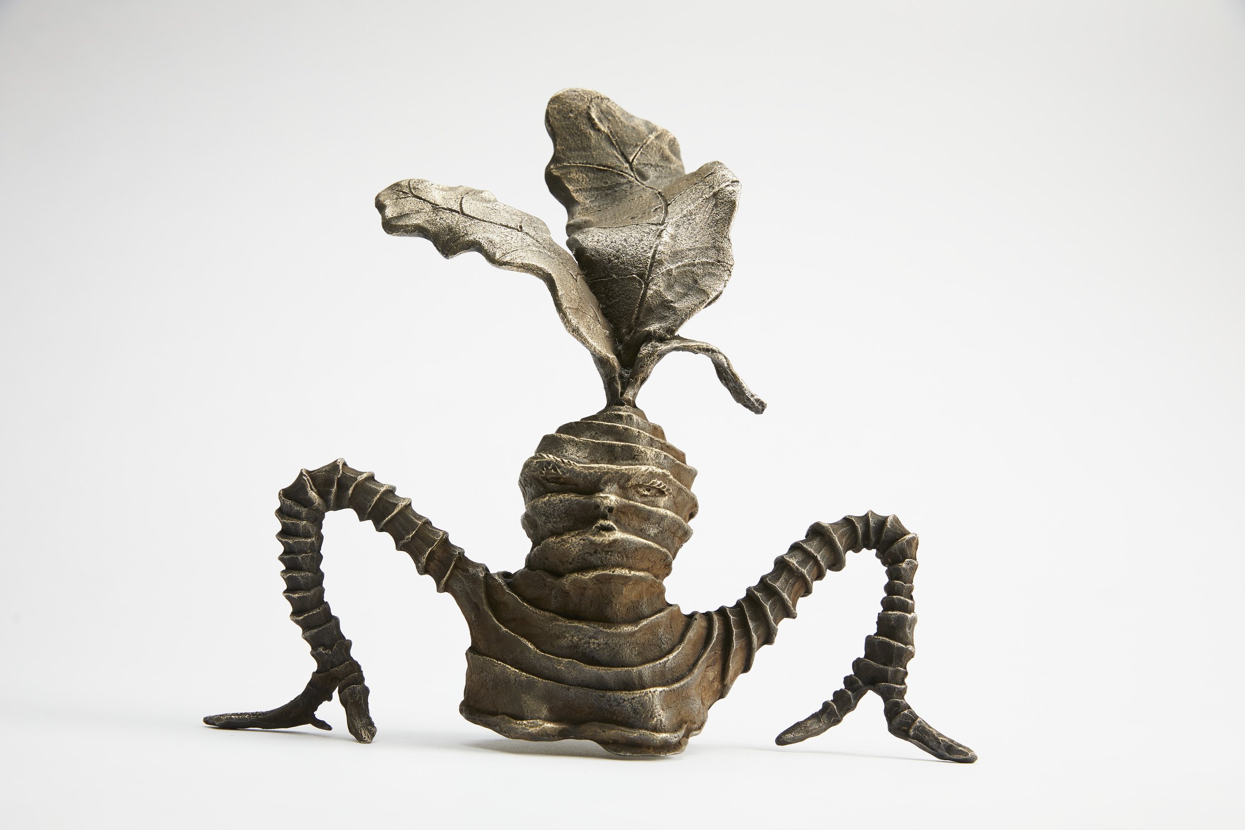  Emerging Root, 2020. Cast Iron 4 x 13 x 11.5 in. (10.2 x 33 x 29.2 cm) 