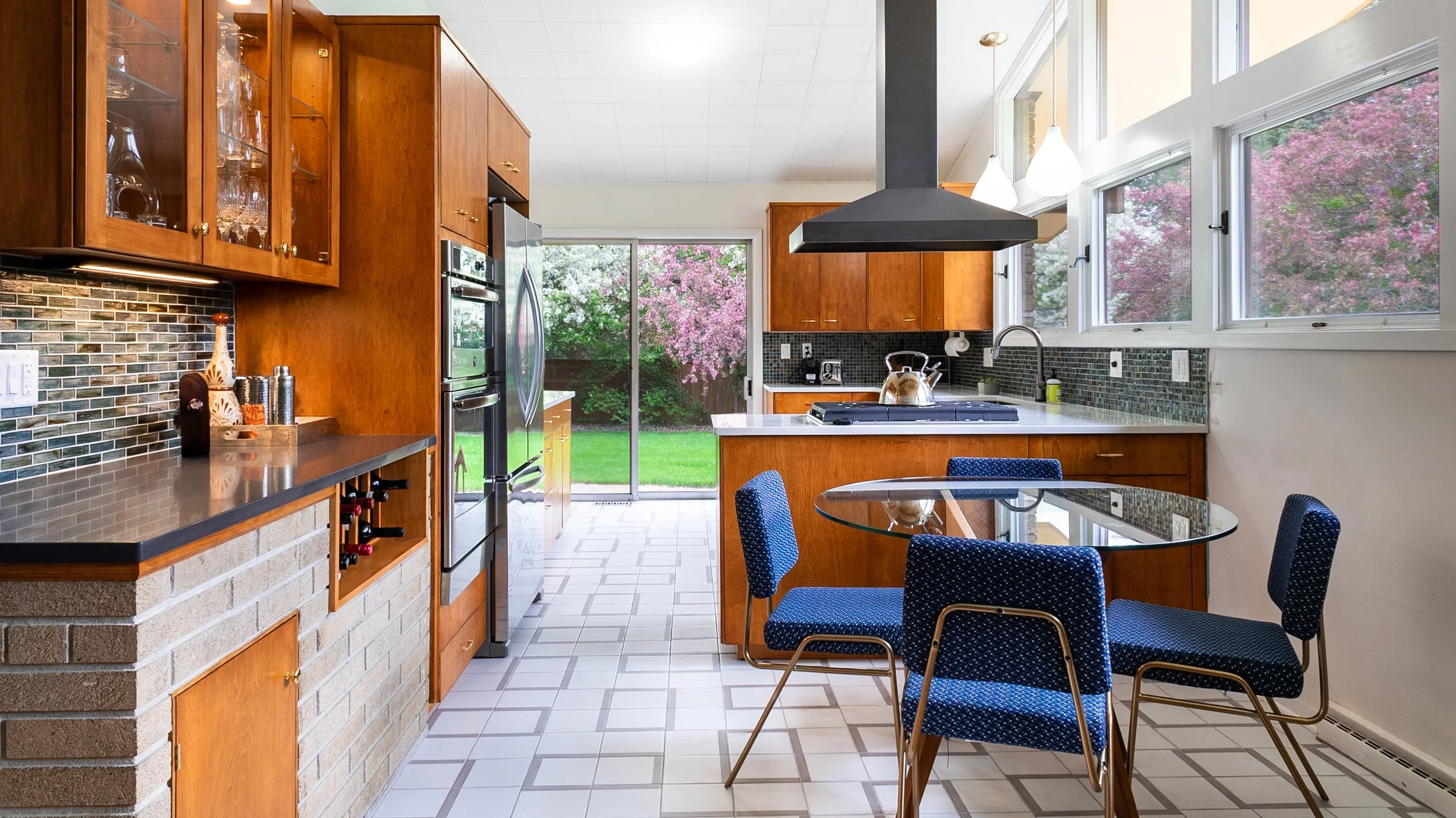 Classic Mid Century Modern Kitchen Remodel in Okemos, MI by Halm & Perkins LLC project photo