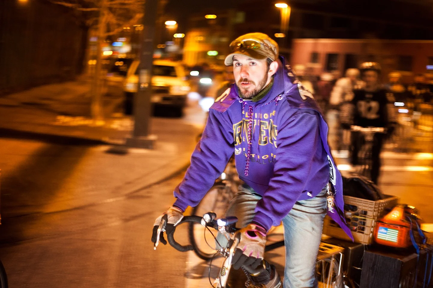 Baltimore Bike Party Honors Baltimore Ravens