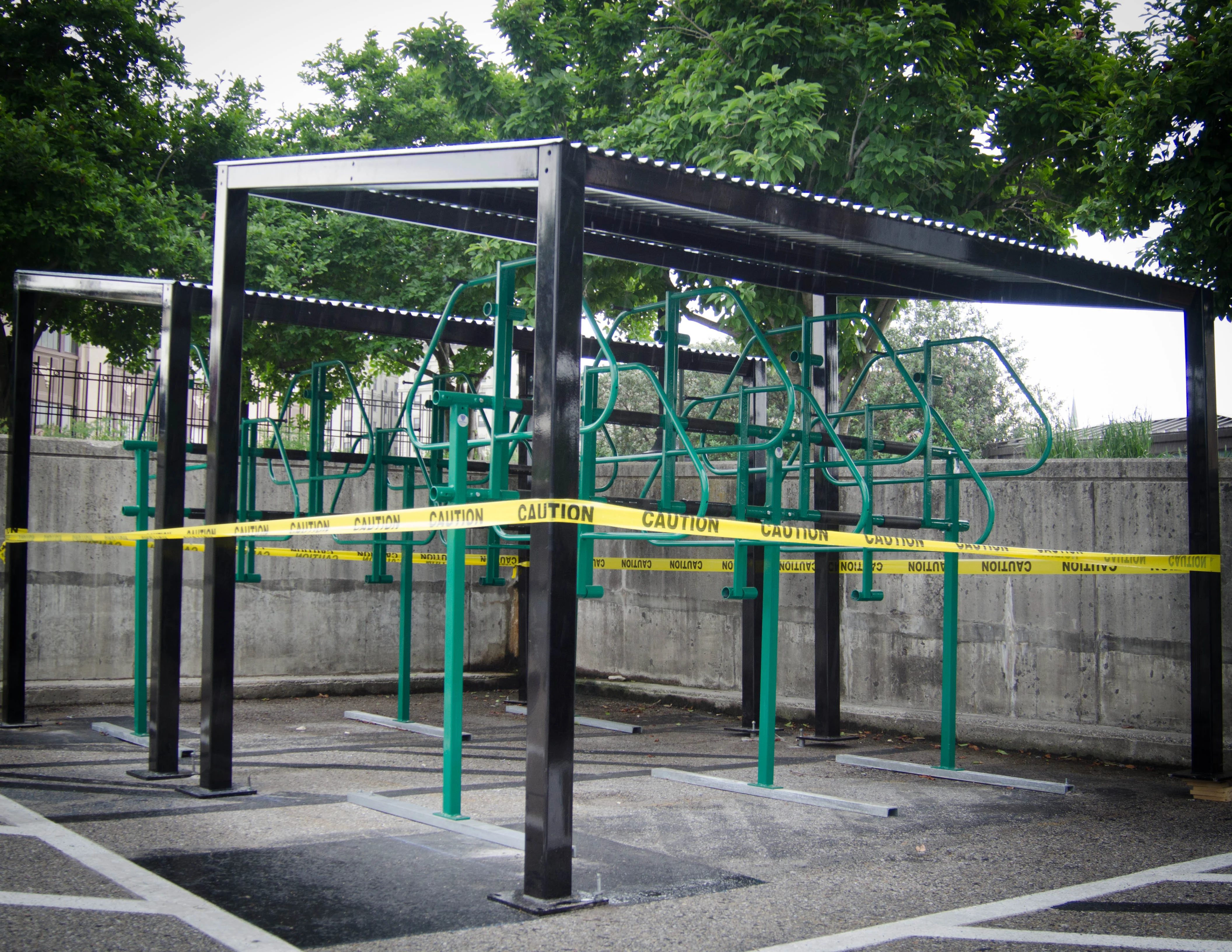 Upgraded Train Station Bike Parking