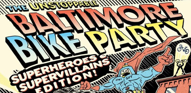 March Bike Party Flyer