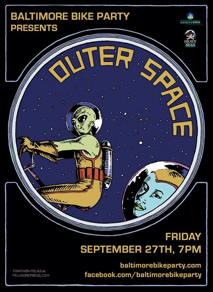 Baltimore Bike Party Outer Space