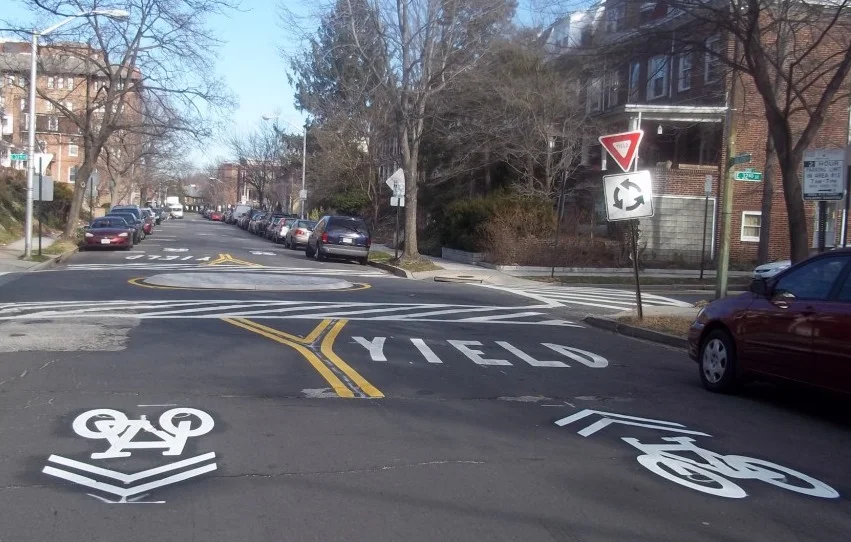 32nd and Guilford Traffic Circle 