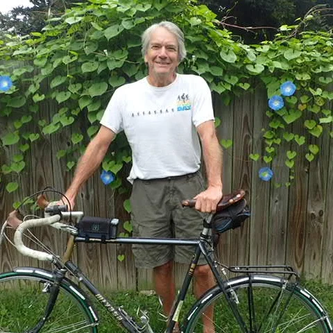 CHARLIE MURPHY Charlie is a retired scientist from the Electron Microscopy facility of the USDA Beltsville Research Center and a longtime bike commuter. He is currently a board member for Catonsville Rails to Trails and Baltimore County's District 1s appointed member to the Pedestrian and Bicycle Advisory Committee. He has also been involved in bicycle advocacy with WABA, the College Park Area Bicycle Coalition, and Maryland Transit Administration's MARC Train.