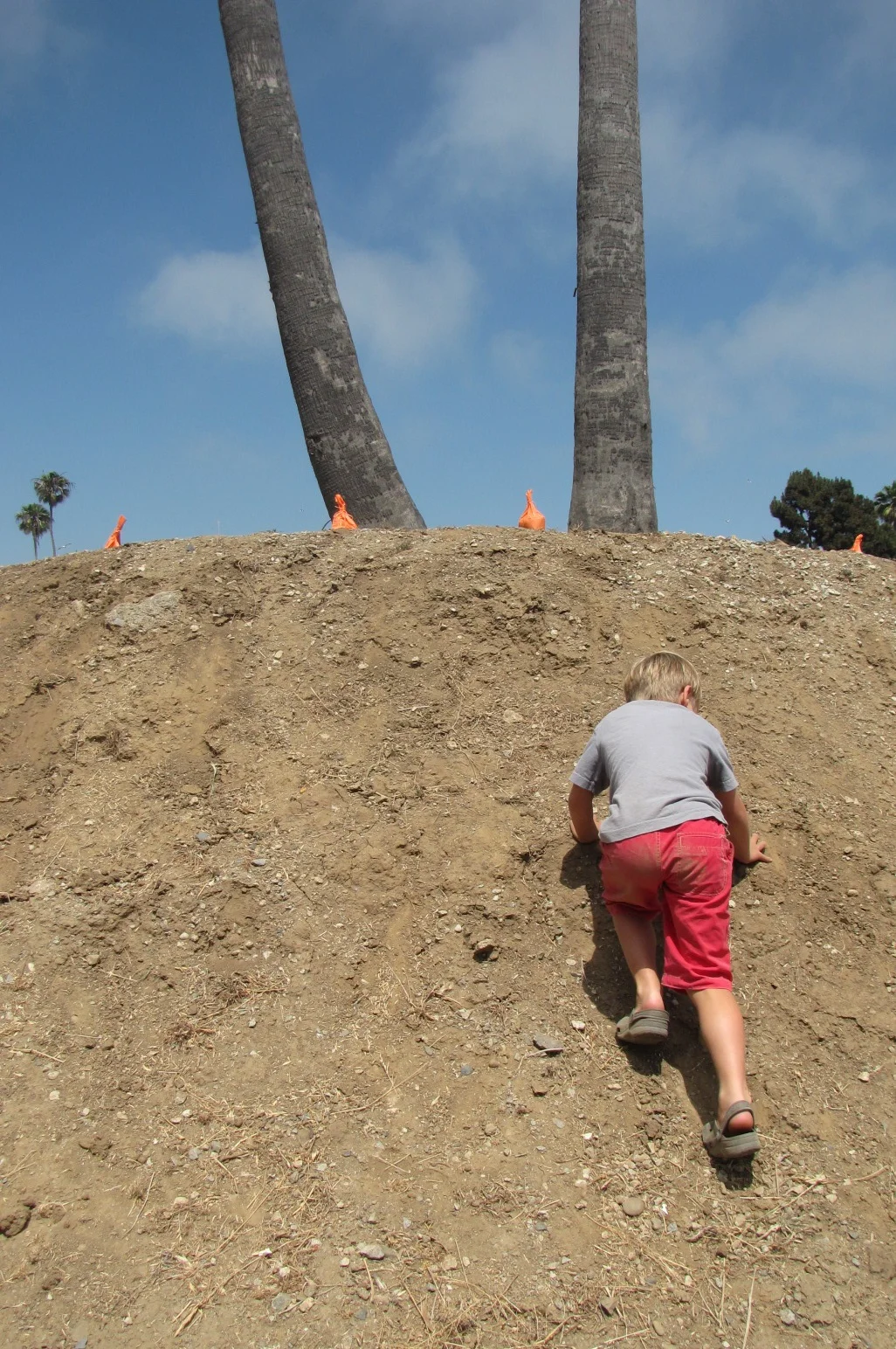 The view from the top of this mound was popular