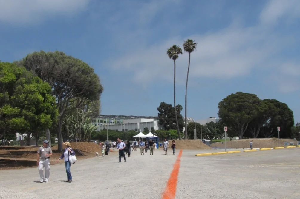 People explored the site at their own pace, taking note of opportunities & challenges