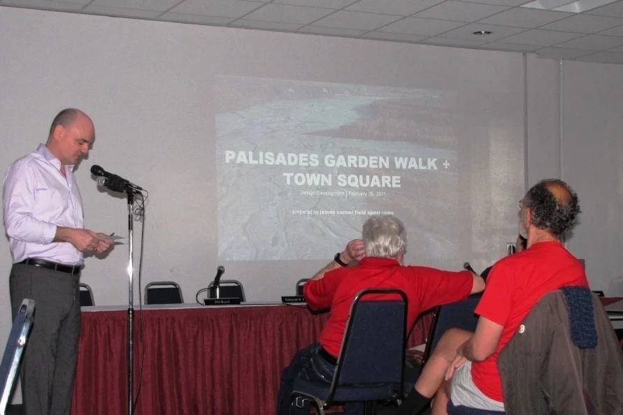 James Corner opened up the 5th workshop