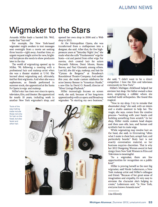 MICHIGAN ALUMNUS MAGAZINE