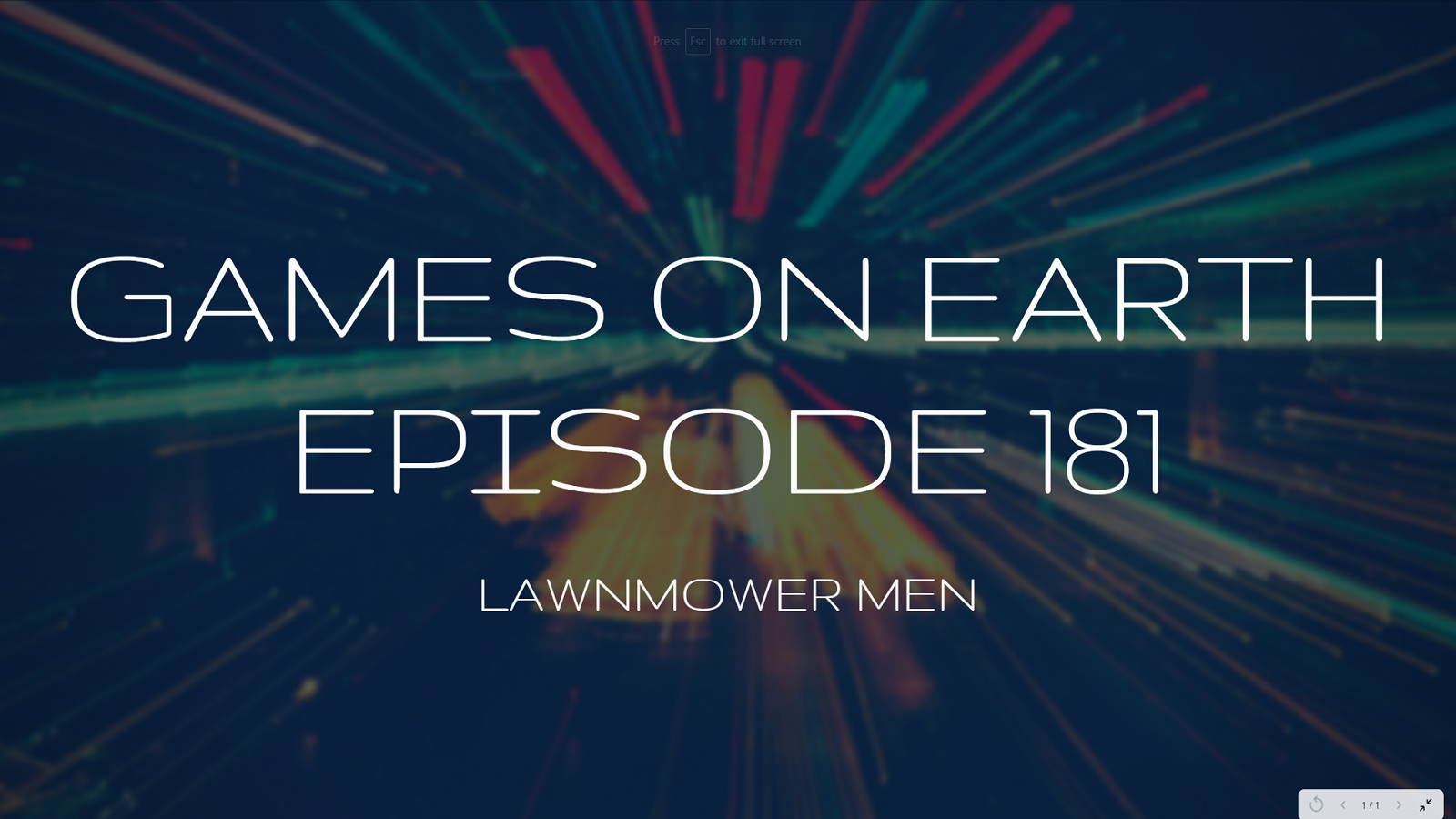 Derek built the last PC he'll ever need and then used it to digitally cut the heads off of digital people in Mordhau. We jump around from Oculus VR to Stadia and game streaming all the way back to good ol' Pokemon on this weeks fantastic, wonderful, and exciting episode of Games on Earth. Congrats to Bradley for being crowned GoE's digital VR liason. Thanks to Kyle Landstra for the intro/outro music!