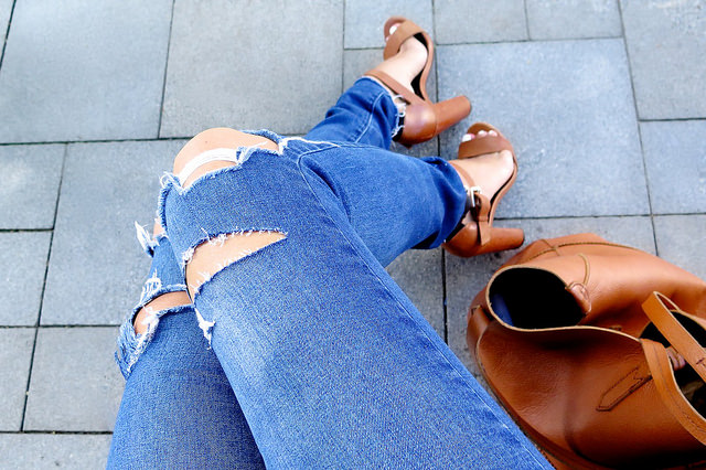 Distressed Jeans