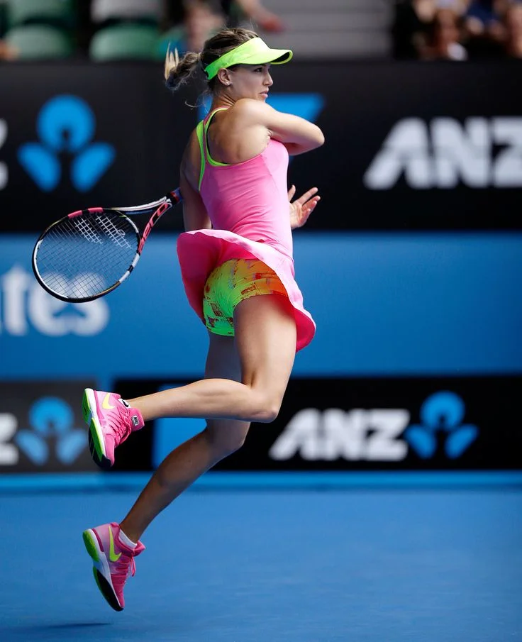 Eugenie Bouchard at the 2015 Australian Open. Image via NYTimes.com.
