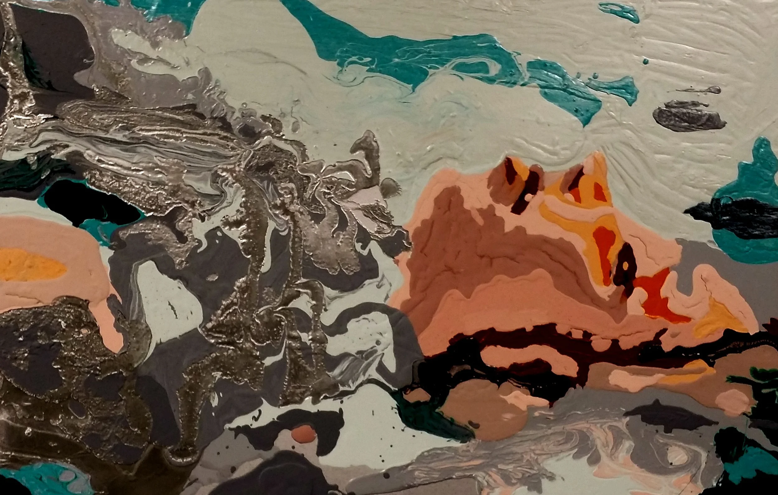 Painting by Float Nashville floater, Penny Tyler.