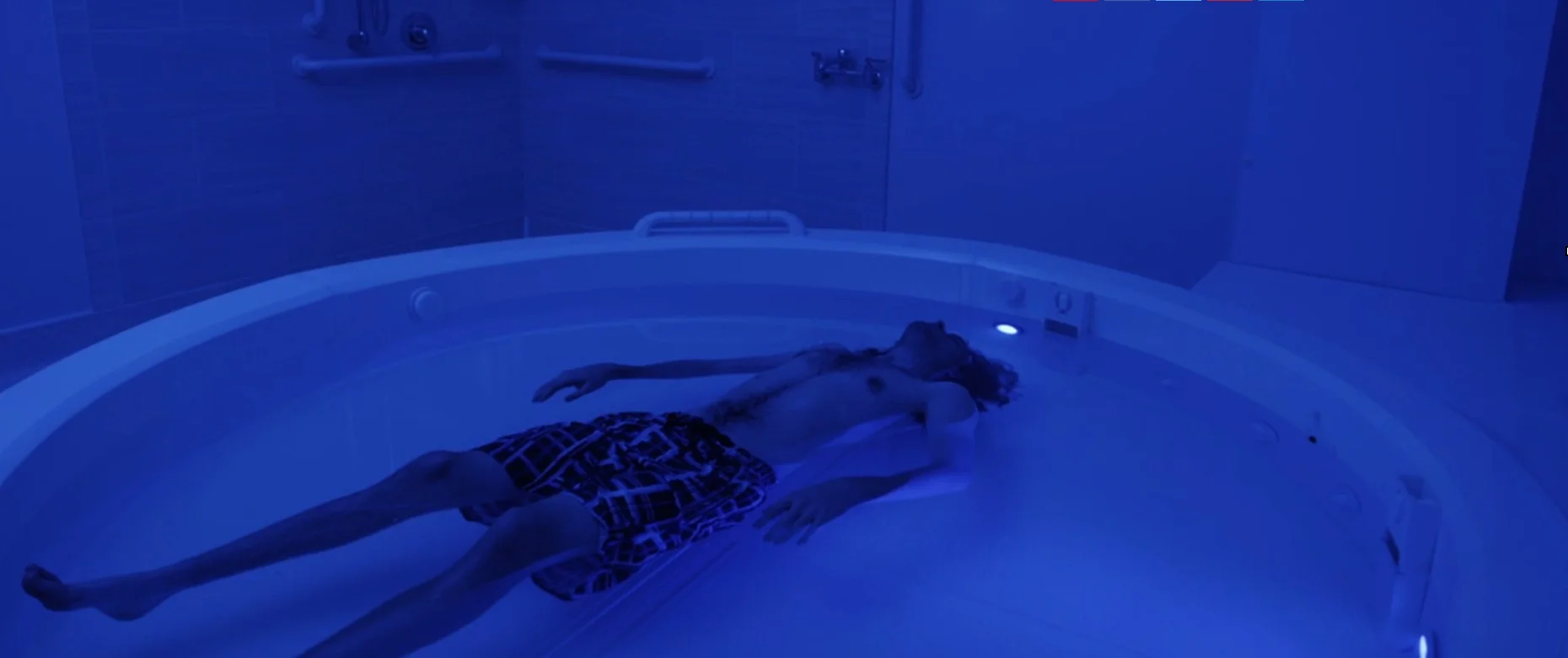 One of the float tanks inside the research lab at LIBRE.