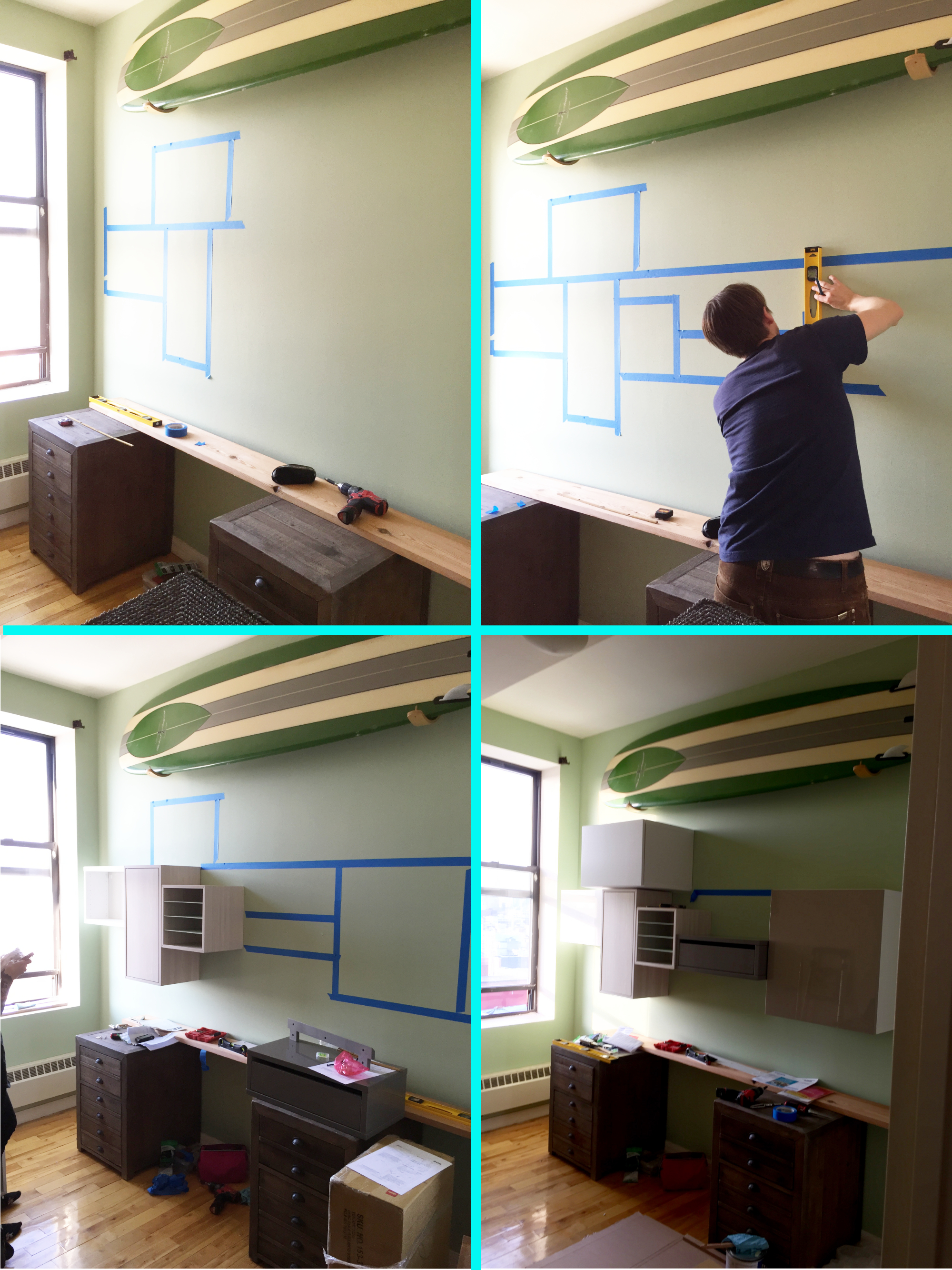 Mapping out the shelving units