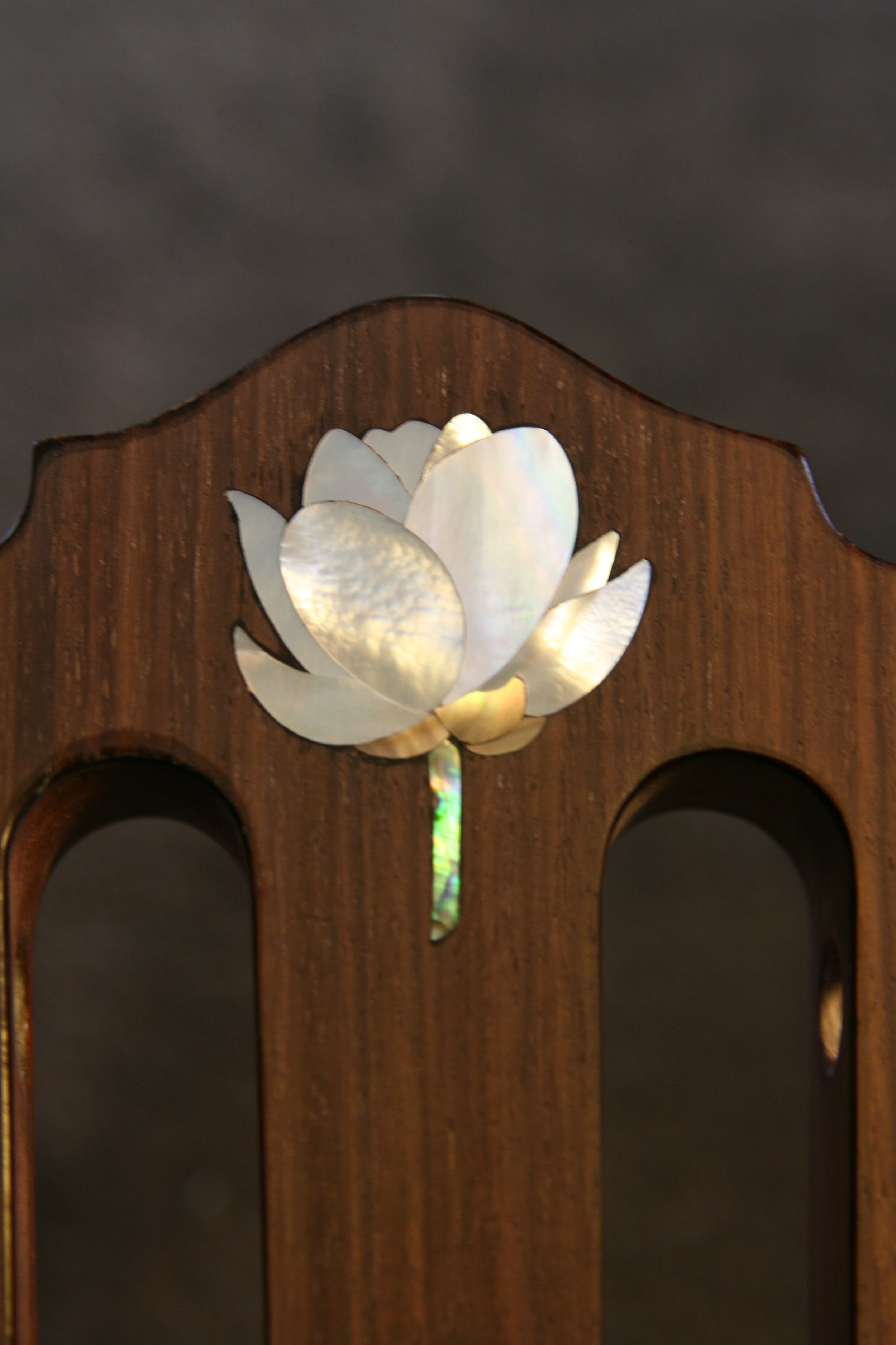 Classical guitar headstock inlay