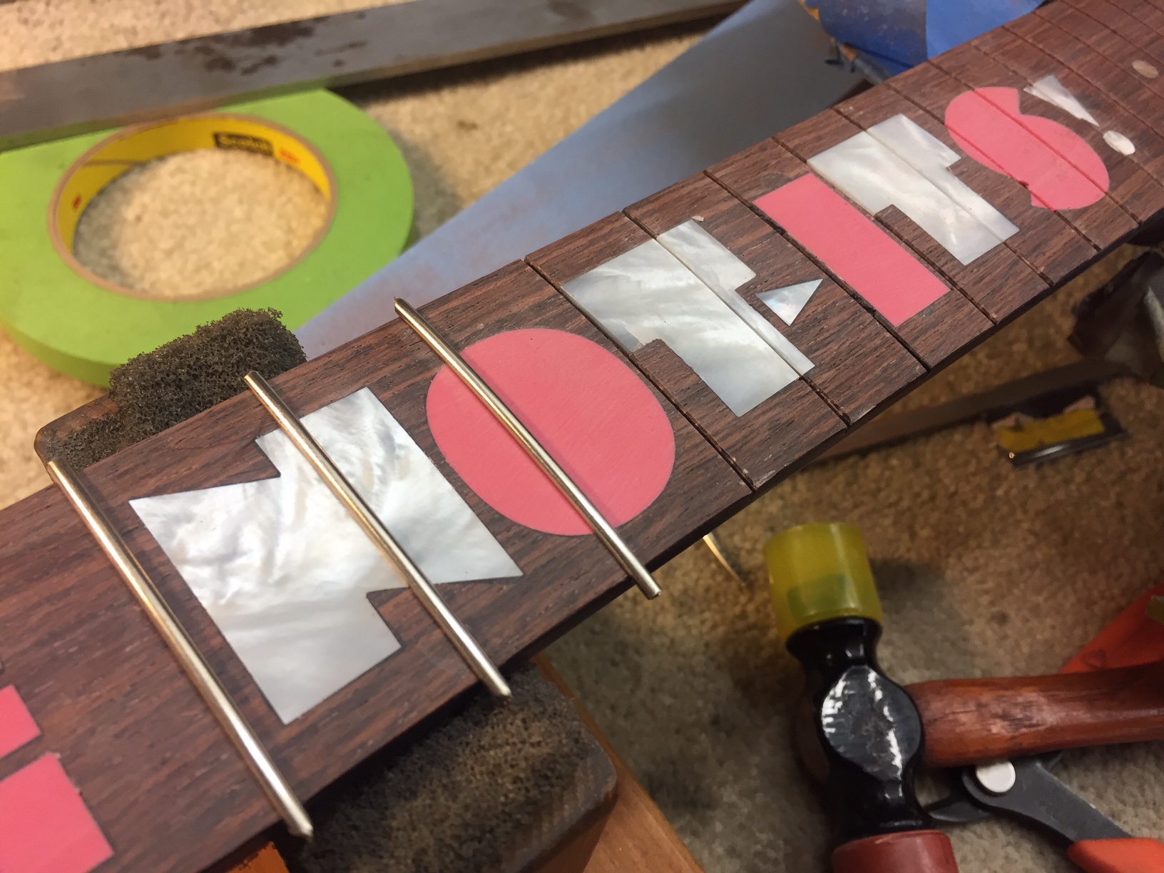 Inlay and Refret