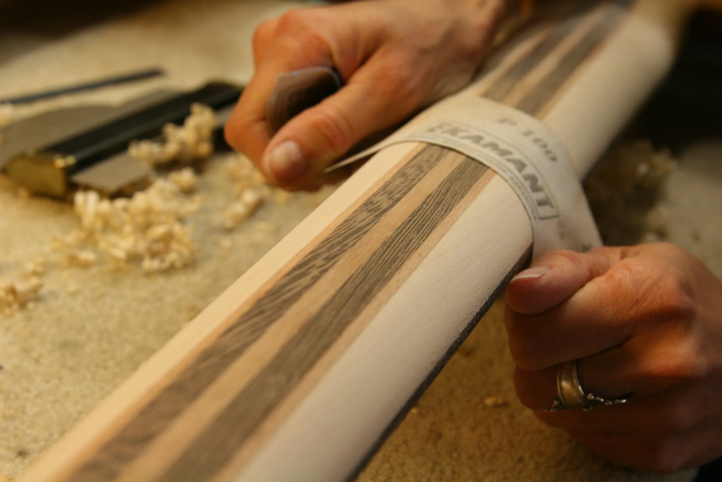 Reshaping a bass neck