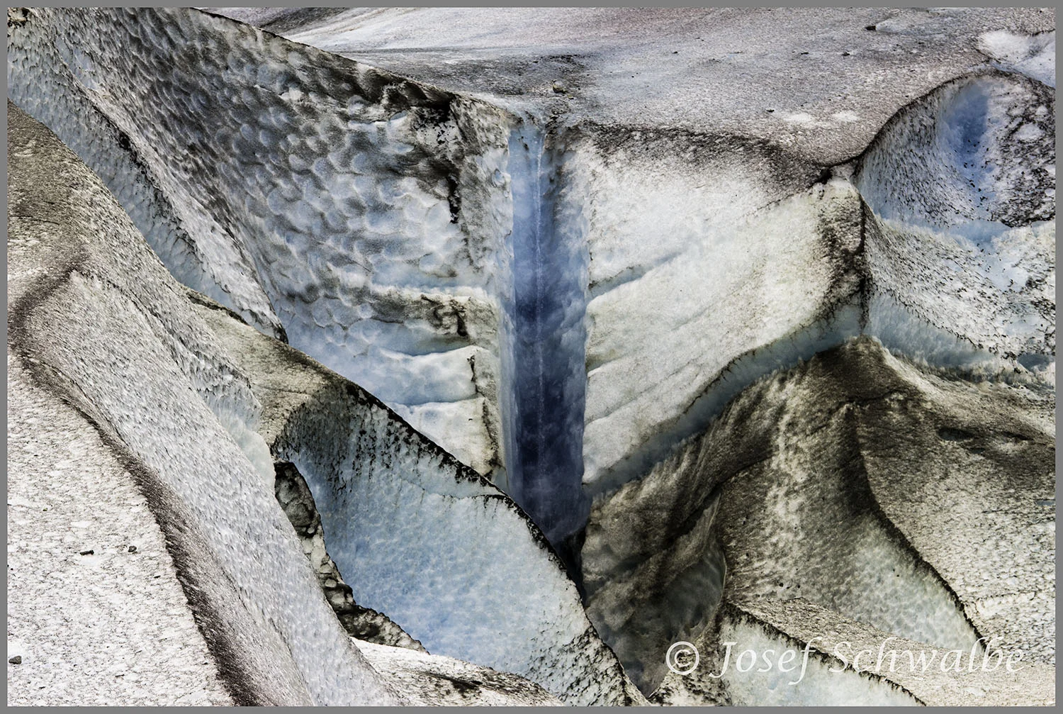 Davidson Glacier Waterfall