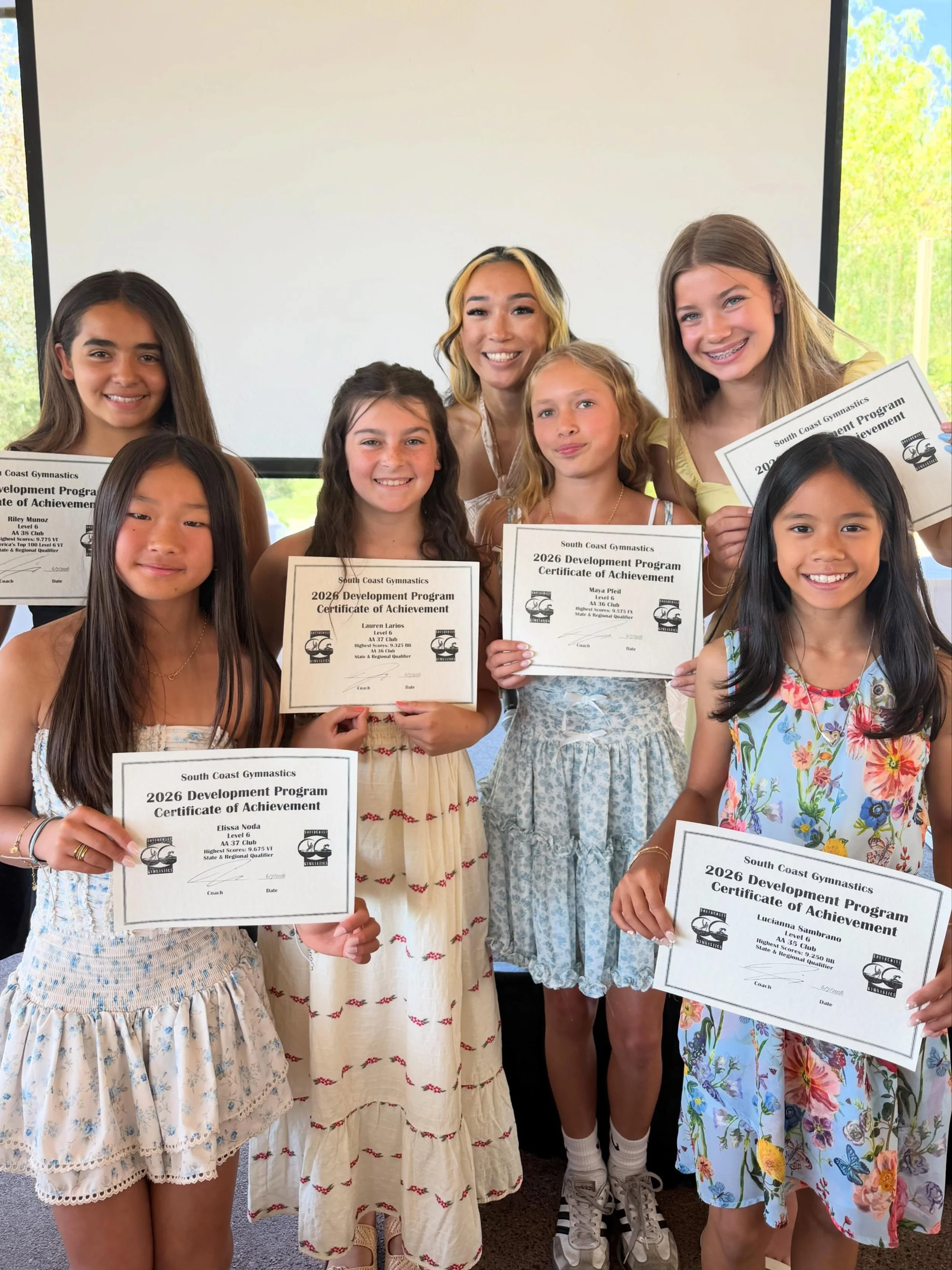 2026 South Coast Gymnastics Team Banquet