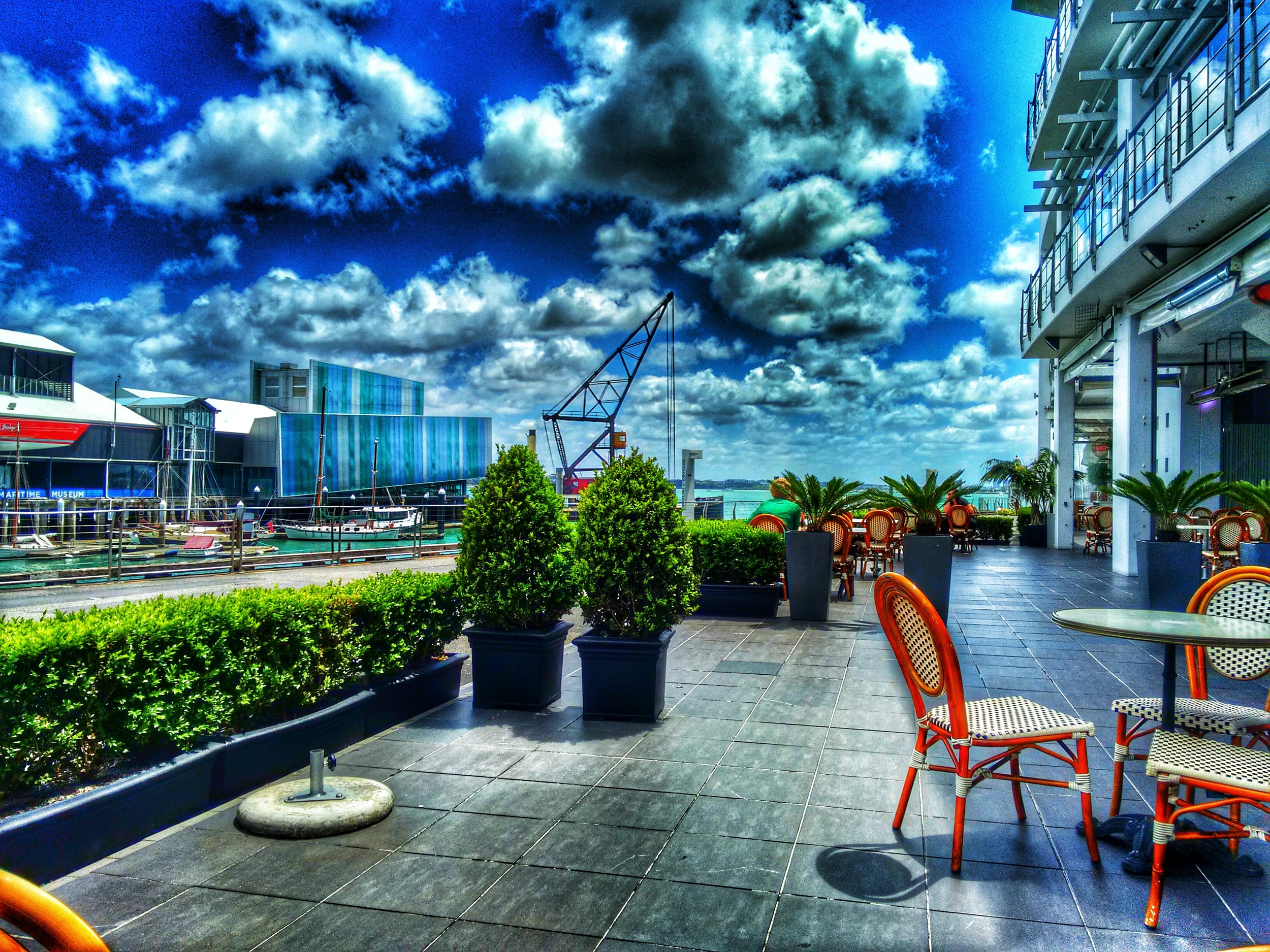 Lunch on the waterfront
