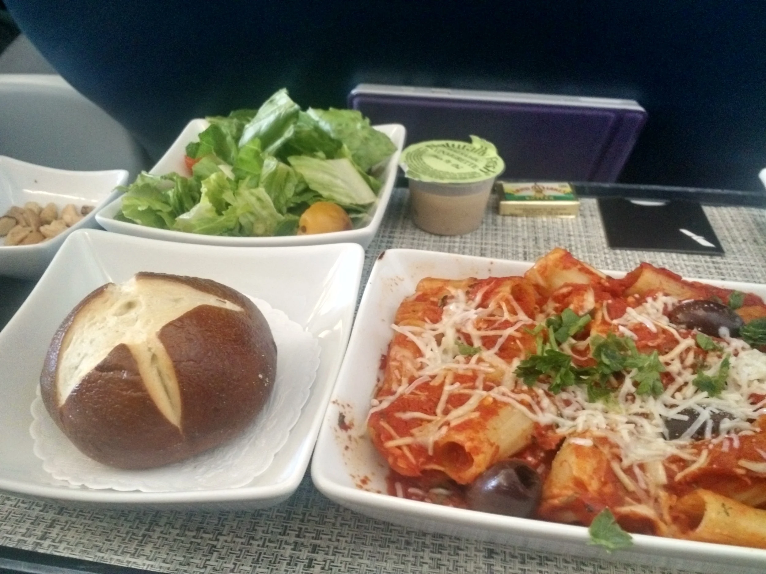 First Class Meal - Pasta with Spicy Sauce