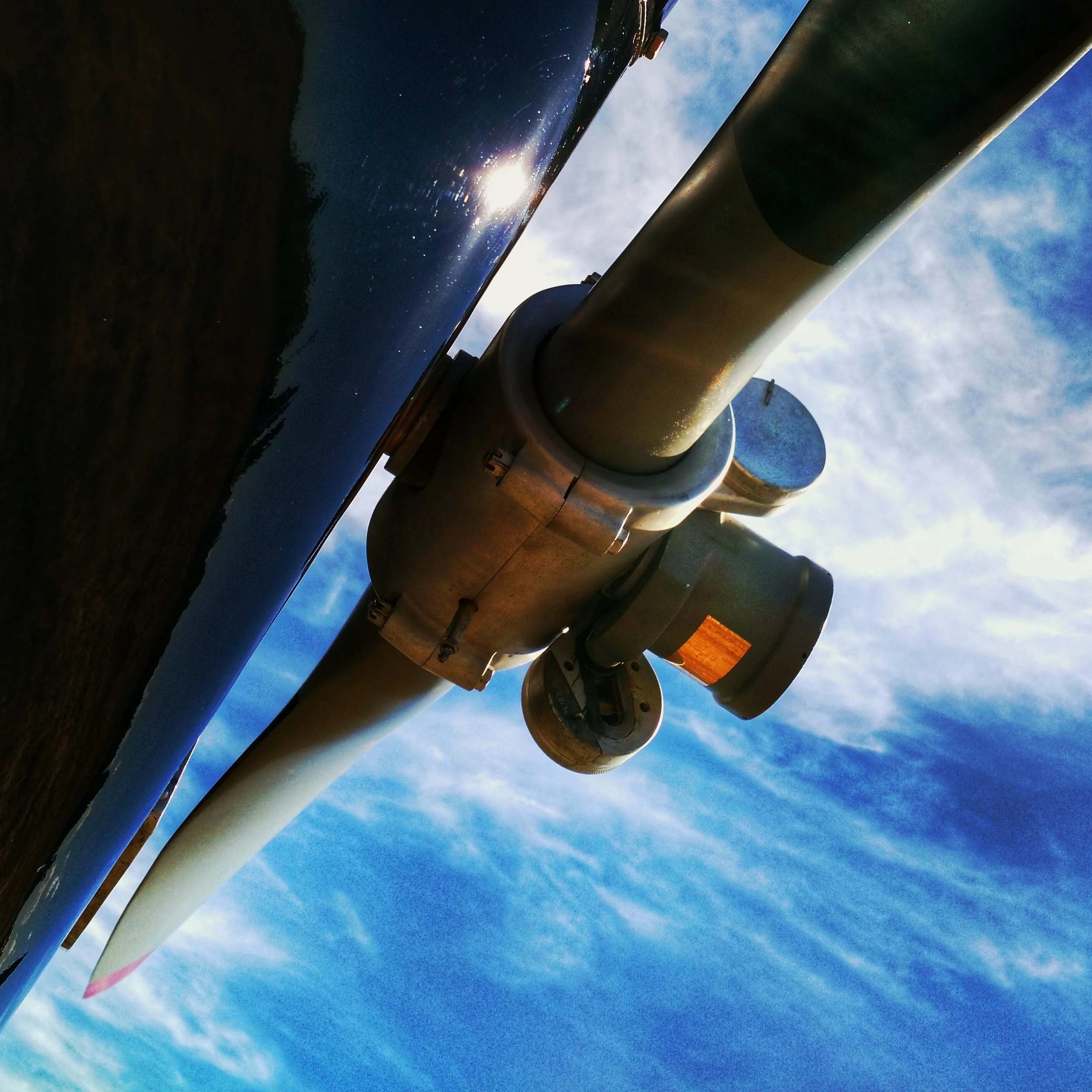 The Propeller on a Staggerwing Aircraft