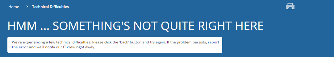 Error Page